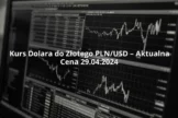 Kurs Dolara do Złotego PLN/USD – Aktualna Cena 29.04.2024